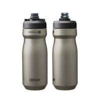 【CAMELBAK】530ml Podium 鈦 競速輕量真空保冰單車水瓶(Camelbak / 全新設計 / 自行車水壺 / 保冷款)