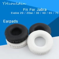 YHcouldin Earpads For Jabra Evolve 20 20SE 30 40 65 75 Headphone Accessaries Replacement Leather