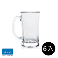 【WUZ 屋子】Ocean 盧加諾啤酒杯330ml(6入組)
