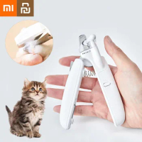 Xiaomi Youpin Pet Nail Clipper Scissors LED Light Cat Dog Nail Clippers Tool Scissors Nail Toeclaw Cutter Scissors Pet Supply