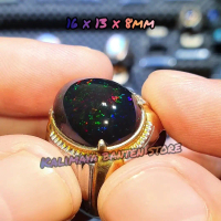 Black Opal Solid Hitam Pekat