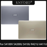 New Laptop LCD Back Cover For ASUS S4100V S4200U S410U R421U A411U X411U Top Case Front Bezel Gold Gray Shell Reparo Spare Parts