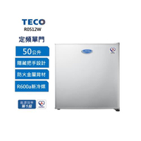 【現折$50 最高回饋3000點】    【TECO 東元】50公升 一級能效定頻單門冰箱 R0512W
