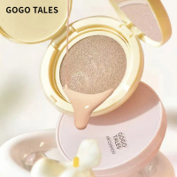 []GOGO TALES Foundation Air Cushion Concealer 2-In-1 Matte Facial Concealer For Oily And Dry Skin Lo