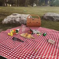 波點野餐墊防潮墊子加厚戶外露營帳篷地墊野炊防水野餐布坐墊