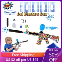 Electric Gel Ball Gun Toy Water Ball Automatic 10000 Hydrogel Outdoor Shooting Game Guns Children festival Kid gift Toy