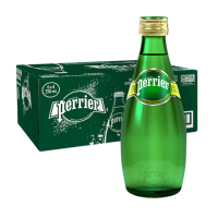 福利品【Perrier 沛綠雅】氣泡天然礦泉水330mlx24入/箱