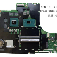 700-15isk xiaoxin700 Laptop Motherboard for Lenovo ThinkPad FRU;5B20K91447 5B20K91444 CPU;I5-6300HQ 4G I7-6700HQ 4G