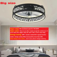 110V~265V APP and Remote Control Dual Intelligent Control DC 6 speed Regulation Frequency Conversion Ceiling Fan Light