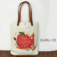 Totebag Souvenir Hari Guru Tas Canvas Hari Guru GURU-05