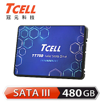TCELL 冠元 TT750 480GB 2.5吋 SATAIII SSD 固態硬碟