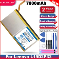 LOSONCOER 7800mAh L19D2P32 Good Quality Battery For Lenovo Yoga Smart Tab(YT-X705F) 1ICP3/84/94-2 Tablet Batteries