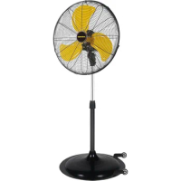 20 Inch High Velocity Pedestal Fan 4,850CFM Oscillating Stand Up Fan, 3-Speed Heavy-duty Pedestal Fan