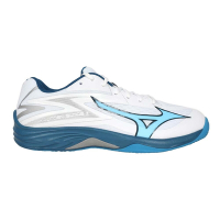 MIZUNO THUNDER BLADE Z 男排球鞋-美津濃 訓練 V1GA237021 白墨藍亮藍