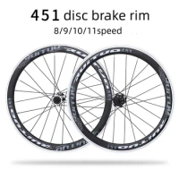 Folding bicycle rim 451 Aluminum alloy bike 20inch wheel 24 holes 8/9/10/11speed disc rim