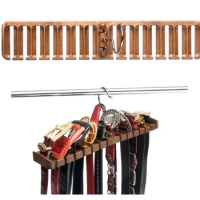 Korea Traditional Best Belt Hanger Closet Organizer of tie rack free shipping