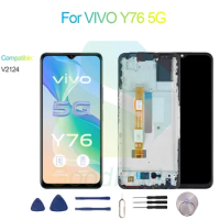 For VIVO Y76 5G Screen Display Replacement 2408*1080 V2124 For VIVO Y76 5G LCD Touch Digitizer
