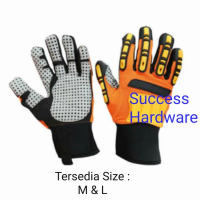 IMPACT GLOVES SYNTHETIC LEATHER PVC DOT KRISBOW SARUNG TANGAN PENGAMAN