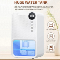 輕巧智能半導體抽濕機推薦｜1天除濕700ml｜3.8L水箱容量｜防潮抽濕｜衣櫃抽濕｜家用抽濕機｜靜音抽濕｜臥室抽濕｜浴室抽濕｜防霉抽濕｜電子抽濕｜衣櫃防潮｜小型抽濕器｜循環抽濕【香港行貨】 #NPDH