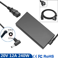 20V 12A Laptop AC Adapter Charger for ASUS ‎ROG Zephyrus ROG S15 GX502LXS 15 RTX2080 GX550LXS G17 G713QM G513IR