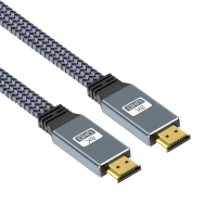 【魔宙】協會認證HDMI2.1 8K 48Gbps高速影音扁線 灰色 2M