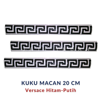 Kuku Macan 20 Cm Motif Versa Bon-bon Lis Pinggiran Keramik