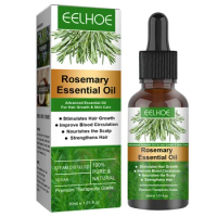 Rosemary Essential Oil Hair Growth Oils Pure Natural 30ML Hair Essential Oils for Nourish Shiny Hair Healthy Care