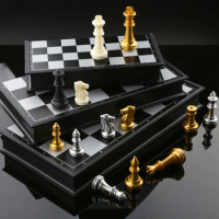 32/36cm Big Size Medieval Chess Sets with Magnetic Chess Board 32 Chess Pieces Table Carrom Board Games Large Outdoor Chess Set