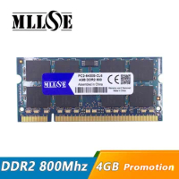 MLLSE memory ram DDR2 4gb 8gb 800 Mhz PC2-6400 sodimm laptop, memoria ram ddr2 4gb 800Mhz pc2 6400 notebook, 4gb ddr2 memory