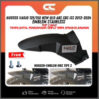 Hugger Vario 125 150 ABS CBS ISS 2012-2024 + Emblem Stainless Kilat Tebal Premium Pemasangan Simple 
