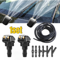 1Set Nozzle Wiper Universal Semprotan Wiper Mobil 360 Adjustable Nozzle Wiper