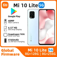 Xiaomi 10 Lite Zoom Android 5G Unlocked 6.5 inch 8GB RAM 256GB ROM All Colours in Good Condition Original used phone