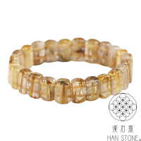 【漢石齋】天然4A級鈦晶手排(版寬12.5mm/ 28g)