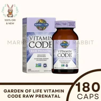 Original Garden of Life Vitamin Code Raw Prenatal Suplemen Ibu Hamil USA ORI Prenatal 180 Caps