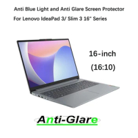 2X Anti Blue Light and Anti Glare Screen Protector for Lenovo IdeaPad Slim 3 (16'' Gen8)/Slim3 16IAH8/ideapad 3 16ABR8 16" 16:10