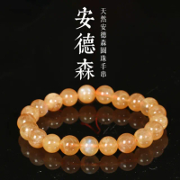 【米蘭精品】現貨+預購 水晶手鍊串珠手繩男女手珠平安擋煞防小人轉運淨化招財開運(9mm安德森長石2款74ki60)