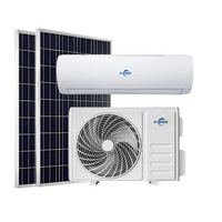 Solar Spilt Panel Inverter Air Conditioner with 9000 12000 18000 24000 BTU Options