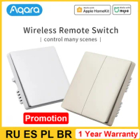 Aqara Smart Switch D1 Lighting Remote Control ZigBee Wifi Wireless Button Wall Switch For Xiaomi APP and Apple homekit