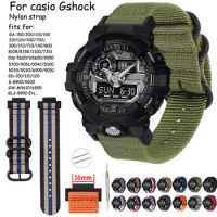 16mm Gshock Nylon Watchband for Casio G-SHOCK GA-150 800 DW5600 6900 GD-110 G-8900 GLS8900 Watch Strap Band Replace Bracelet