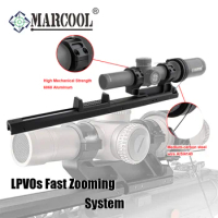 Marcool LPVOs Fast Zooming System Scope Switch 30MM/34MM One-piece LVPO Rifle Scope Switch Mount