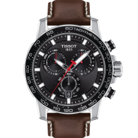 TISSOT天梭 SUPERSPORT 競速賽車運動時尚錶(T1256171605101)咖啡-45.5mm