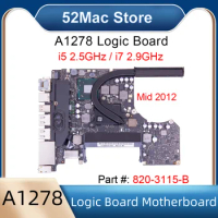 Laptop A1278 Motherboard 2012 820-3115-B for MacBook Pro A1278 Logic Board 2.5GHz i5 / i7 2.9GHz MD101 MD102