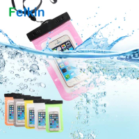 Felkin Waterproof Phone Case for iPhone 6 6S 7 8 Plus X Pouch Waterproof Bag Case for Samsung S6 S7 Edge S8 Swim Waterproof Case