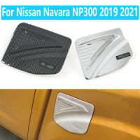 Fuel tank cap For Nissan Navara NP300 2019 2021 ABS chrome gasoline protection sticker sticker modeling accessories