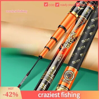 Carp Fishing Rot Carbon Telescopic Rod Stream Ultra Light Fishing Rod and Reel Combo Casting Spinning Rods Surfcasting Kastking