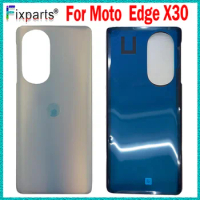 Good Quality New For Motorola Edge X30 Back Battery Cover Door Rear Glass Housing Repair Parts For Moto Edge X30 Battery Cover