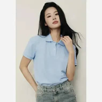 Giordano Women's (Online Exclusive) Korea Polo Shirt 0531550705 S Light Blue