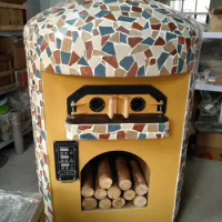Gull Style Dome Pizza Oven with Mosaic Cooking Pizza Oven Electric Pizza Cooker Bread steak heating Italian pizza kiln