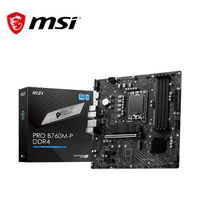 微星 MSI PRO B760M-P DDR4 INTEL主機板