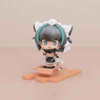 8CM Azur Lane Anime Figure Q Version JUUs Time Cheshire Action Figure Desktop Decoration Collectible Model Doll Toys Gift